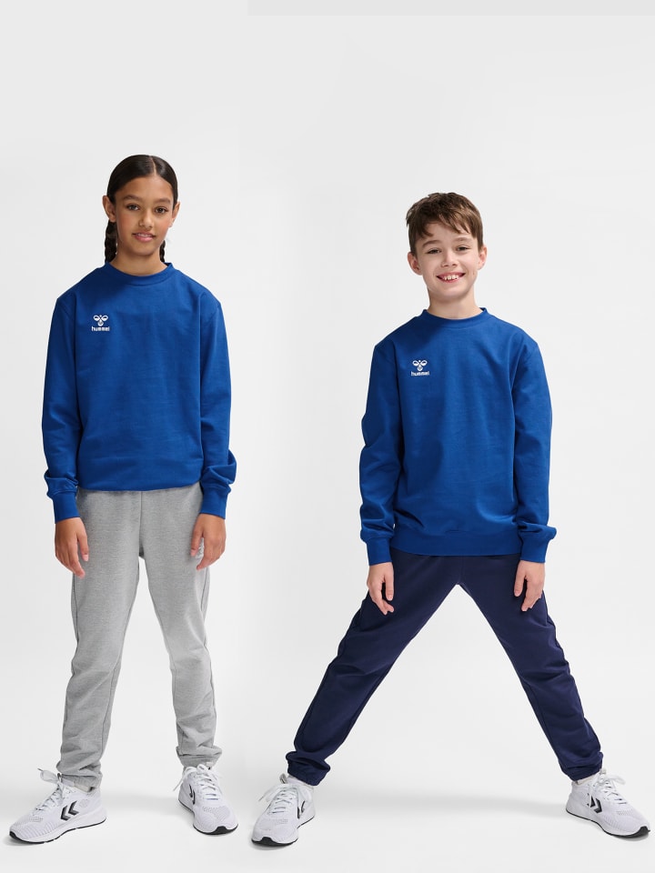 Sweatshirt Hmlgo Kinder in TRUE BLUE