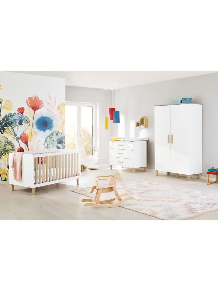 Kinderzimmer-Set Lumi breit, 3-tlg. in Weiß