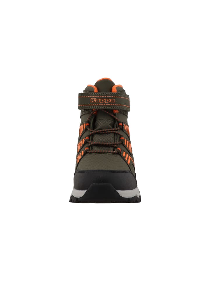 Tall Boots in khaki/orange