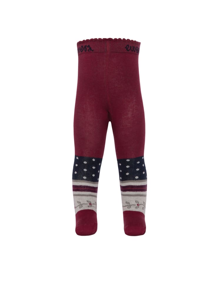 Strumpfhose Mustermix in marone