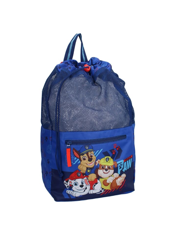 PAW Patrol Sportbeutel „Travel Treasures“ –Netzmaterial in Blau