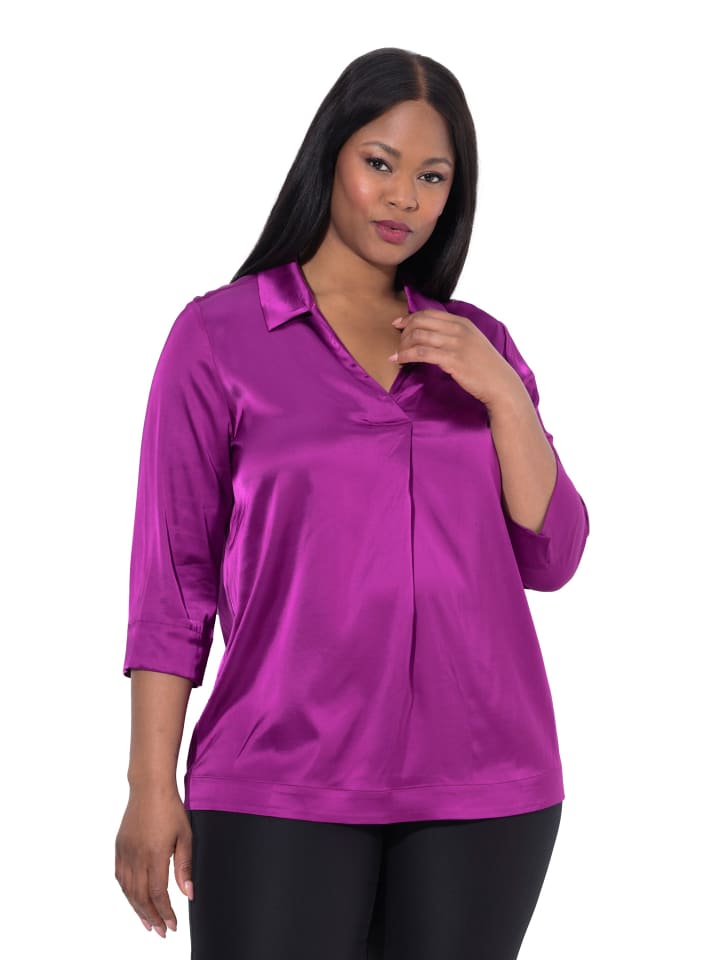 Bluse in beere