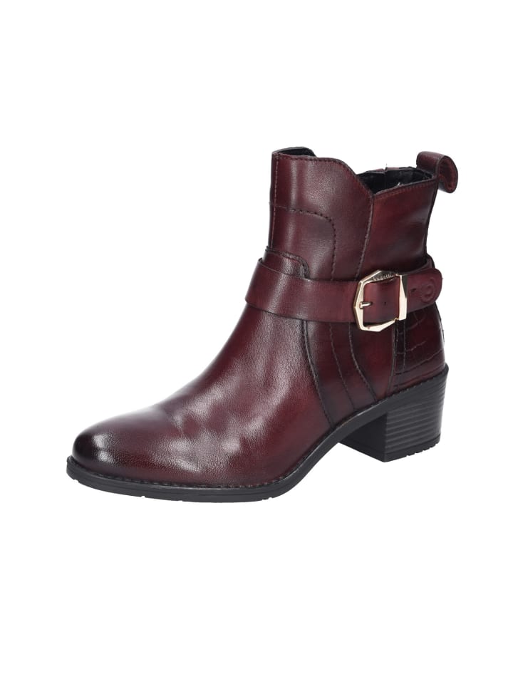 Stiefelette in bordeaux