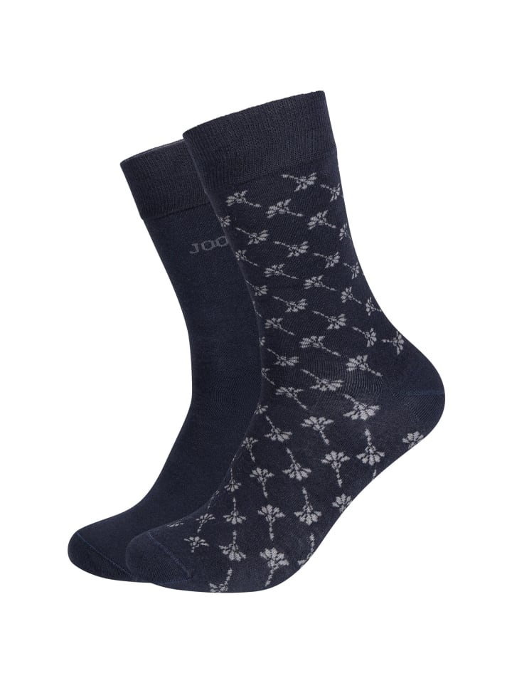 Socken essentials iconic 2er Pack navy