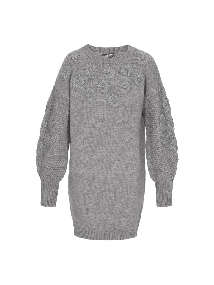 Women Dress in light grey melange