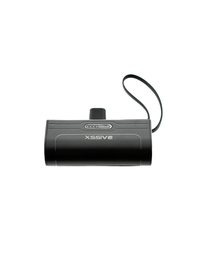 5000mAh Premium Mini Powerbank in Schwarz