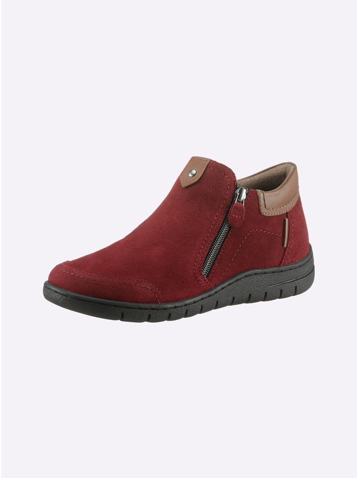 Stiefelette in bordeaux