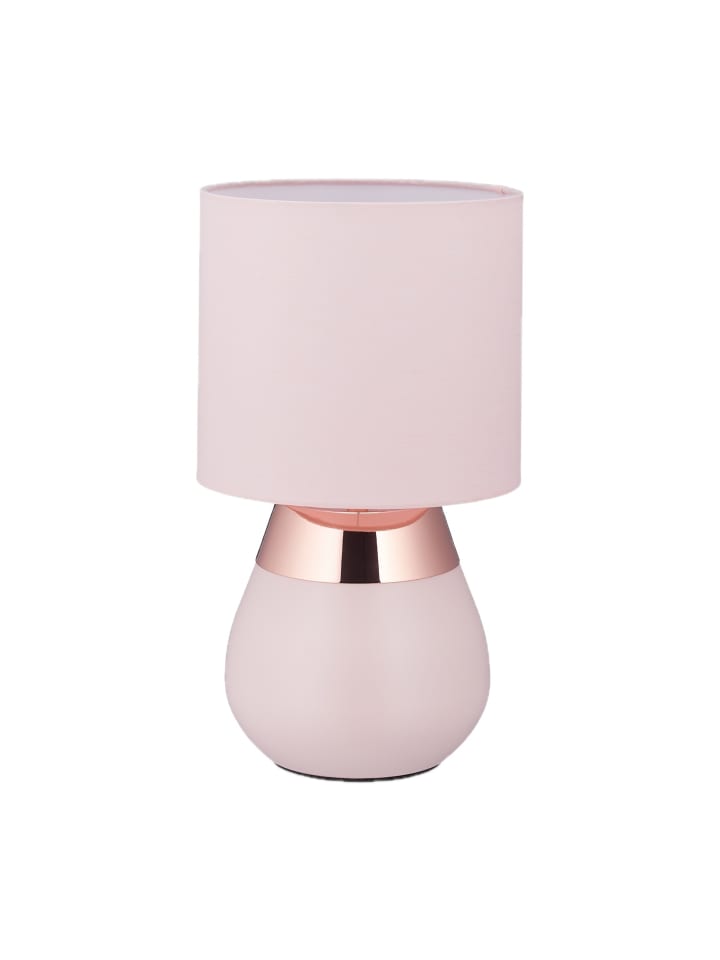 Nachttischlampe in Rosa - (H)32 x Ø18 cm