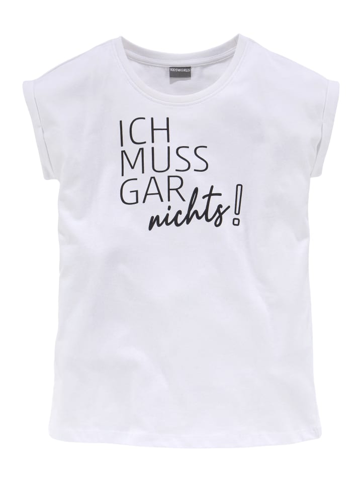 T-Shirt in weiß