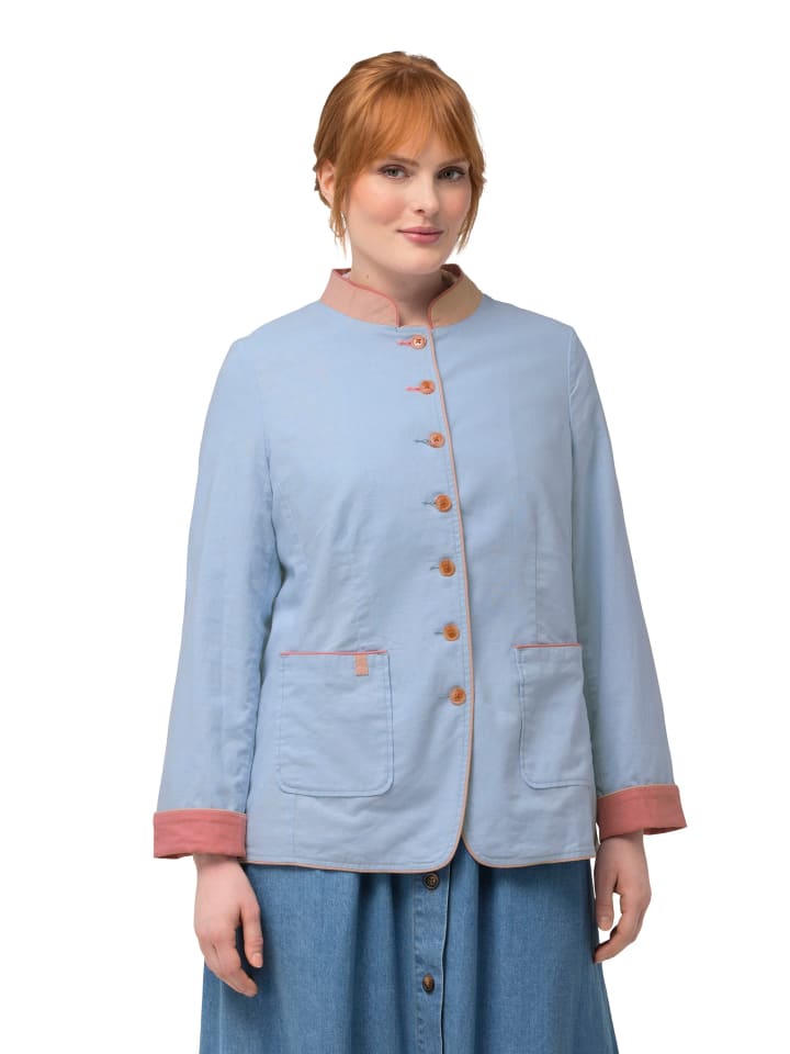 Jacke in himmelblau