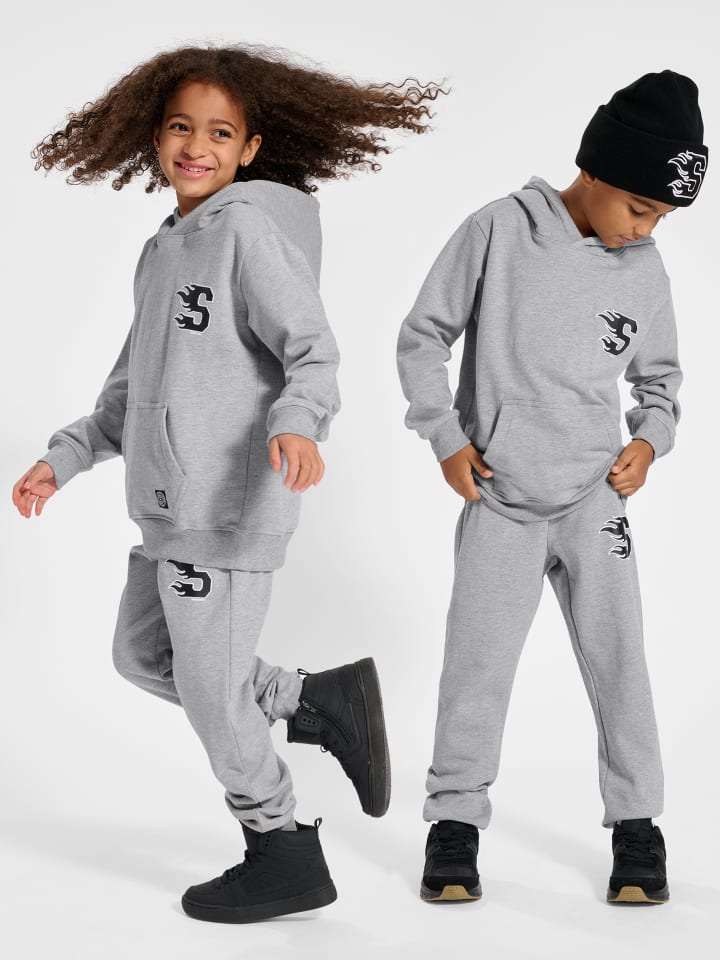 Hose Stshorizon Kinder in GREY MELANGE