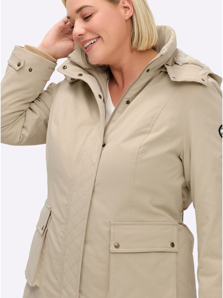 Parka in beige