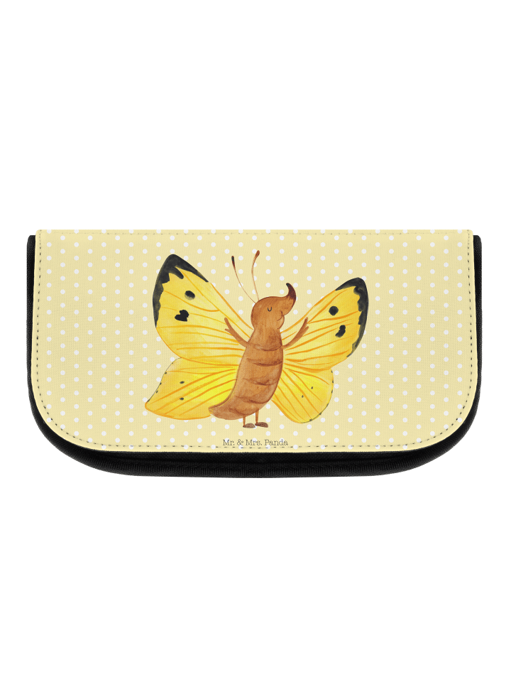 Kulturtasche Schmetterling Zitronenfalter ohne ... in Gelb Pastell