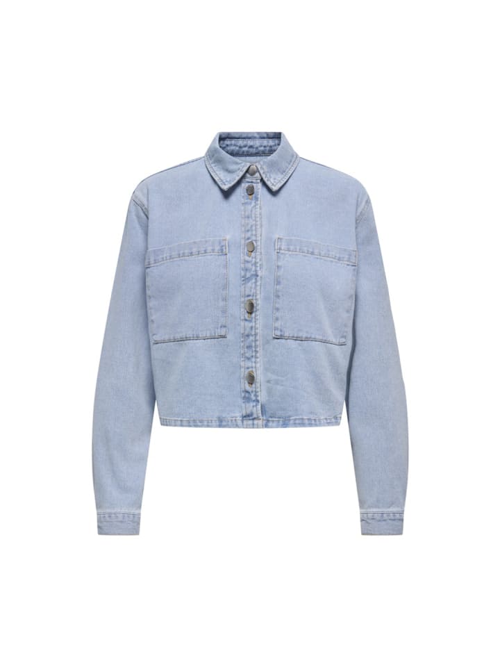 Jeansjacke in Light Blue Denim