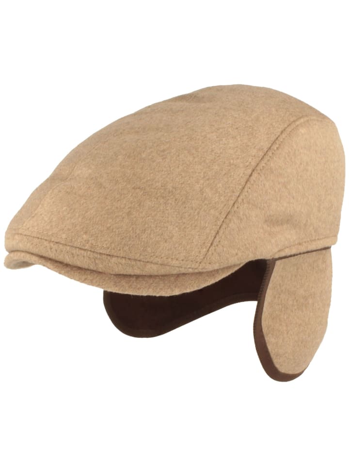 Mütze mit Ohrenschutz in beige