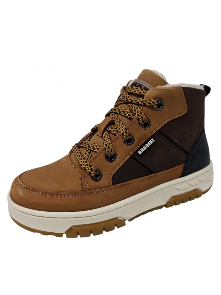 Schnürstiefel in Braun