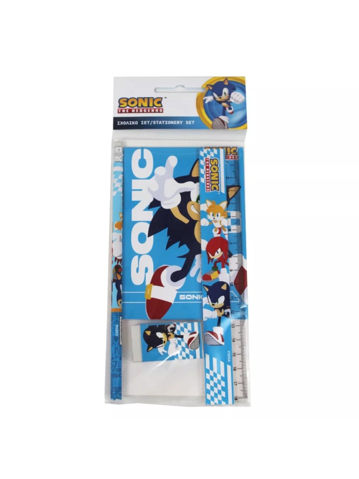 Sonic the Hedgehog Trio 5-teiliges Schreibset