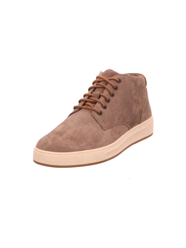 Schnürstiefelette in beige