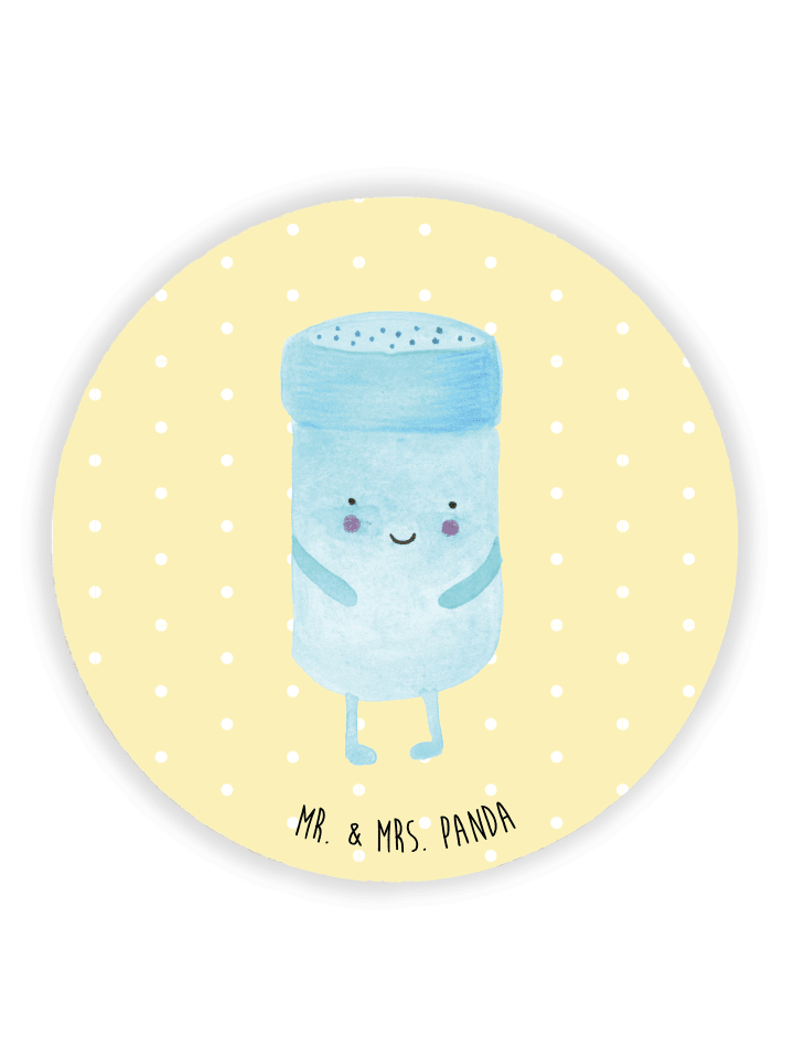 Magnet Beste Freunde Salz ohne Spruch in Gelb Pastell