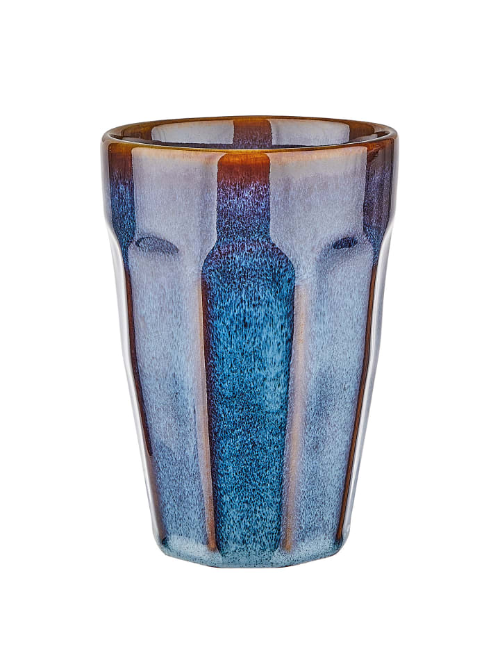 Butlers Tasse BERGAMO Latte Macchiato in Blau