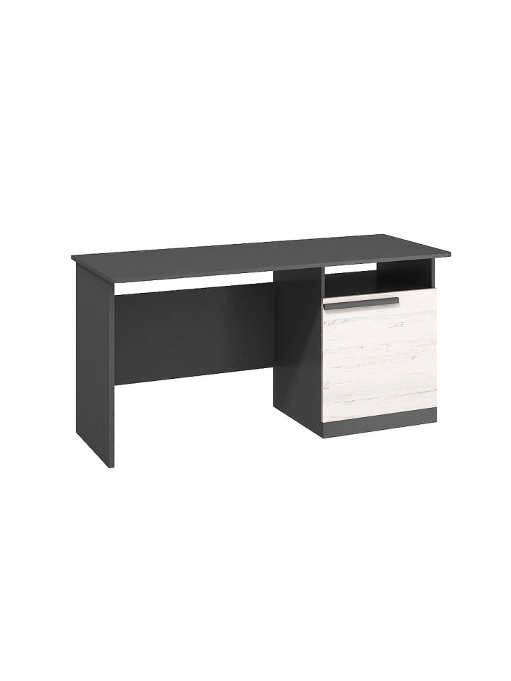 Schreibtisch Trend graphit grau Andersen Kiefer 140 / 60 / 75cm