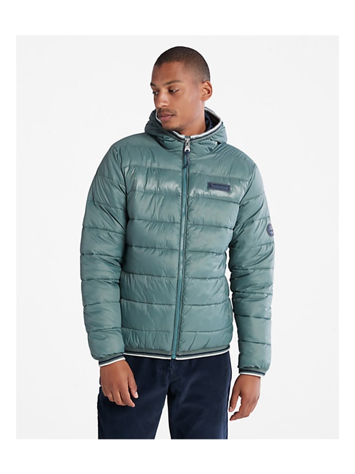 Mittelschwere Kapuzenjacke in Grün