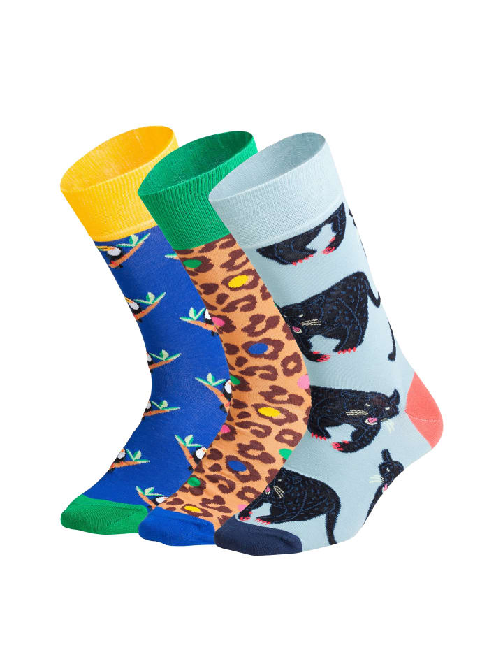 Socken Exotic Trio (3er Box) in Mehrfarbig