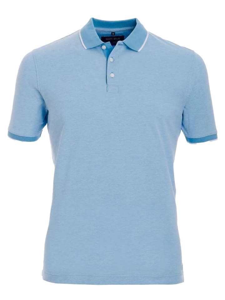 Poloshirt in Hellblau