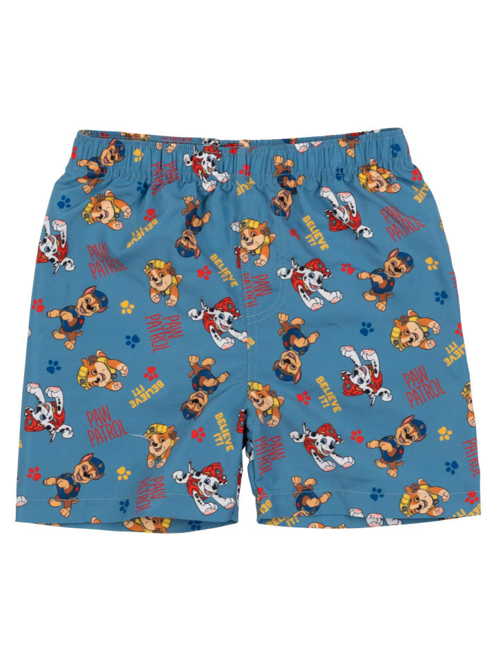 Paw Patrol Badeshorts Badehose Schwimmhose Boardshorts Badekleidung in blau