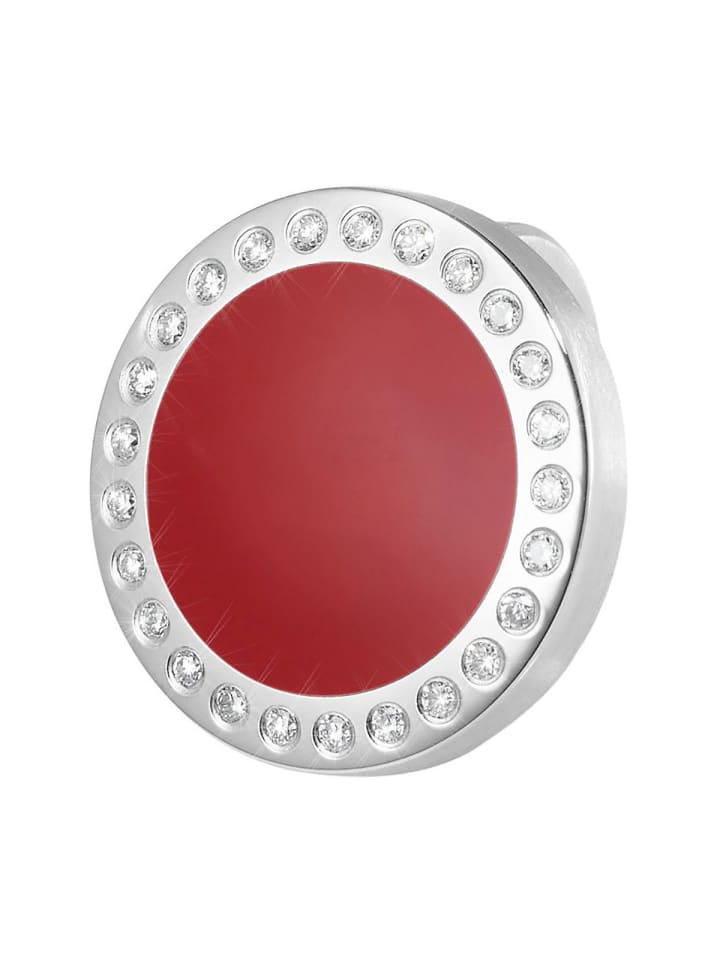 Charm "25 Brillanten 0,125 ct. TW/si" in Rot