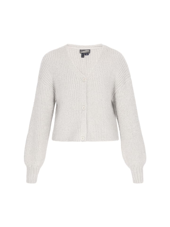 Women Cardigan in grey melange