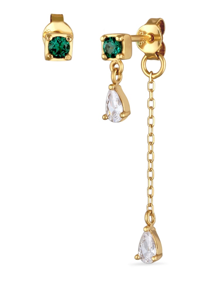 Ohrringe 925 Sterling Silber in Gold