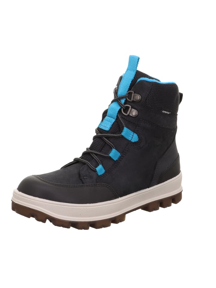 Winterstiefel TEDD in Grau/Türkis