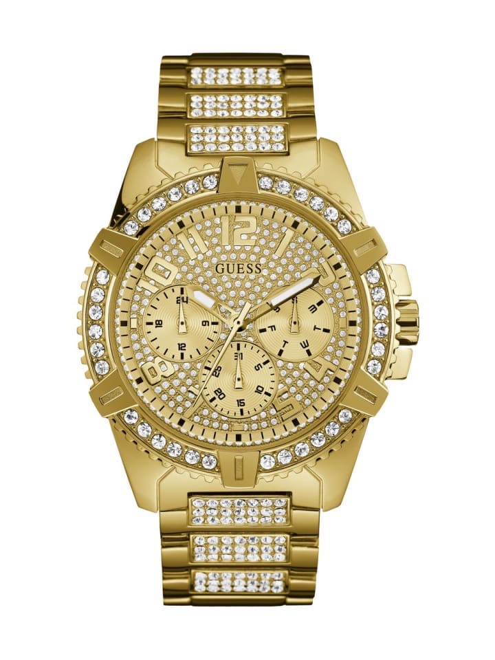 Quarzuhr W0799G2 in Gold