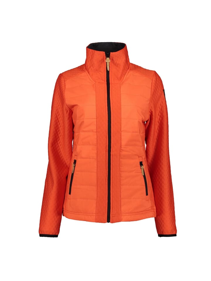 Midlayer Trondheim mit Repreve-Recyclingfasern in orange