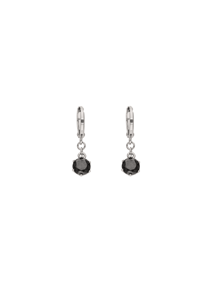 Women Earrings in SILVER_BLACK