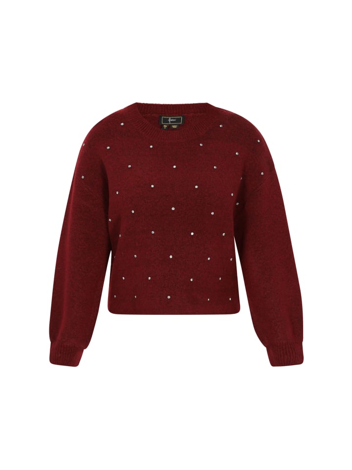 Women Sweater in wine red