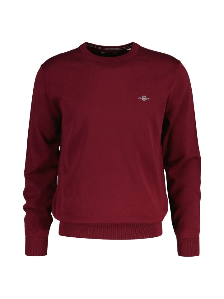 Strickpullover in Dunkelrot