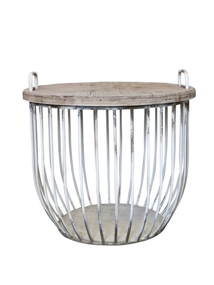 Sofatisch mit Holzdeckel 49 cm