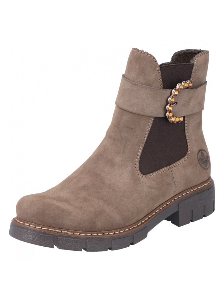 Stiefelette in Braun