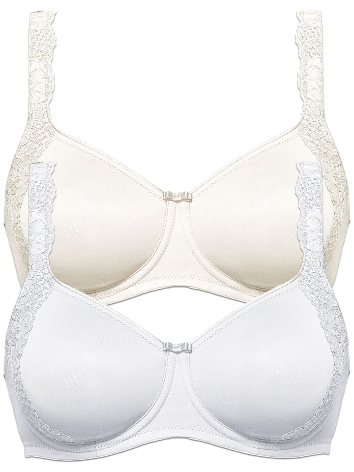 2er Pack Minimizer BH mit Bügel London in Champagner Weiss