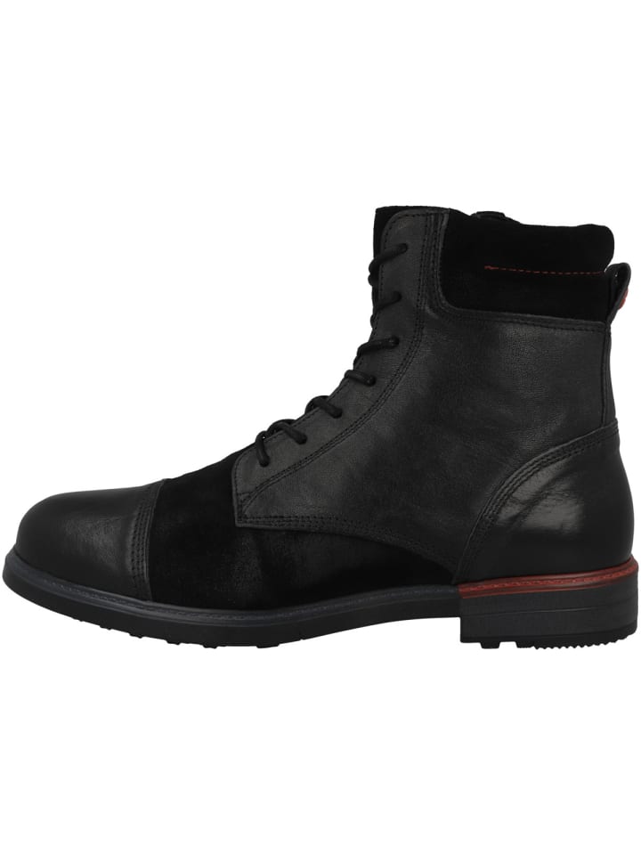 Schnürboots IRON 4 in schwarz