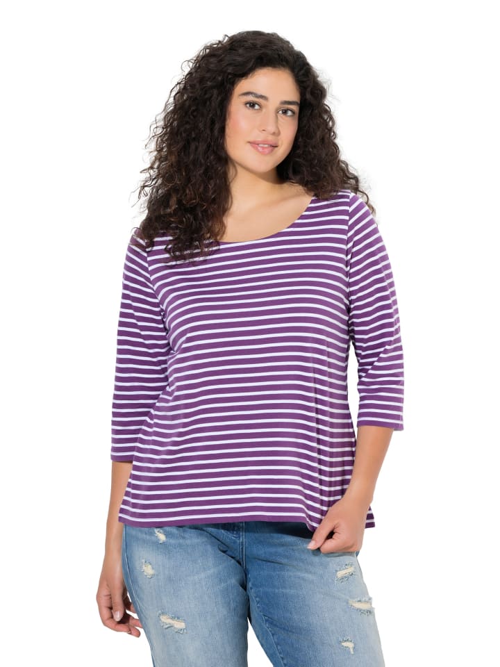 Shirt in aubergine