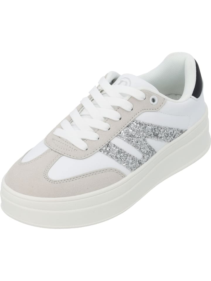 Sneakers Low Drotea in Weiß/Silber