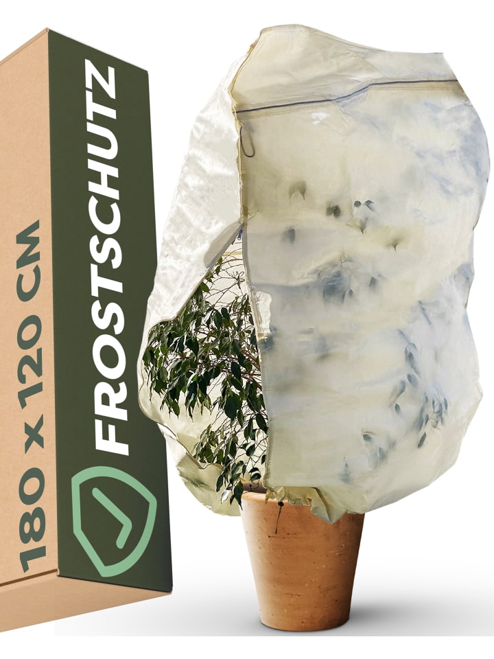 Winterschutz für Pflanzen XXL 180 x 120 cm Dickes Material für Palmen