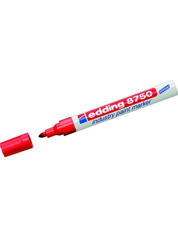 Glanzlack-Marker edding 8750 industry paint marker rot