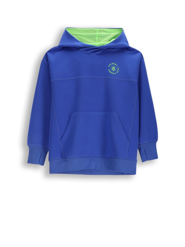 Kapuzen-Sweatshirt in blau