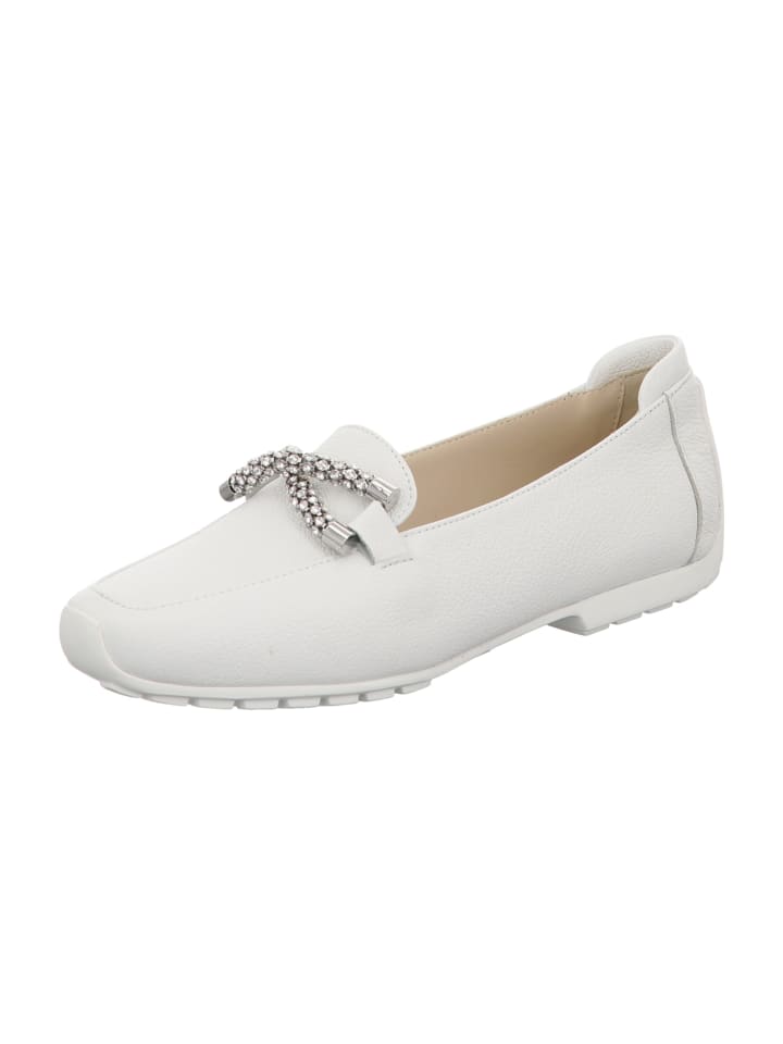 Klassische Slipper in Weiß