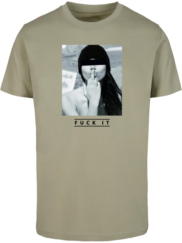 T-Shirt "F#?Kit Tee" in Beige