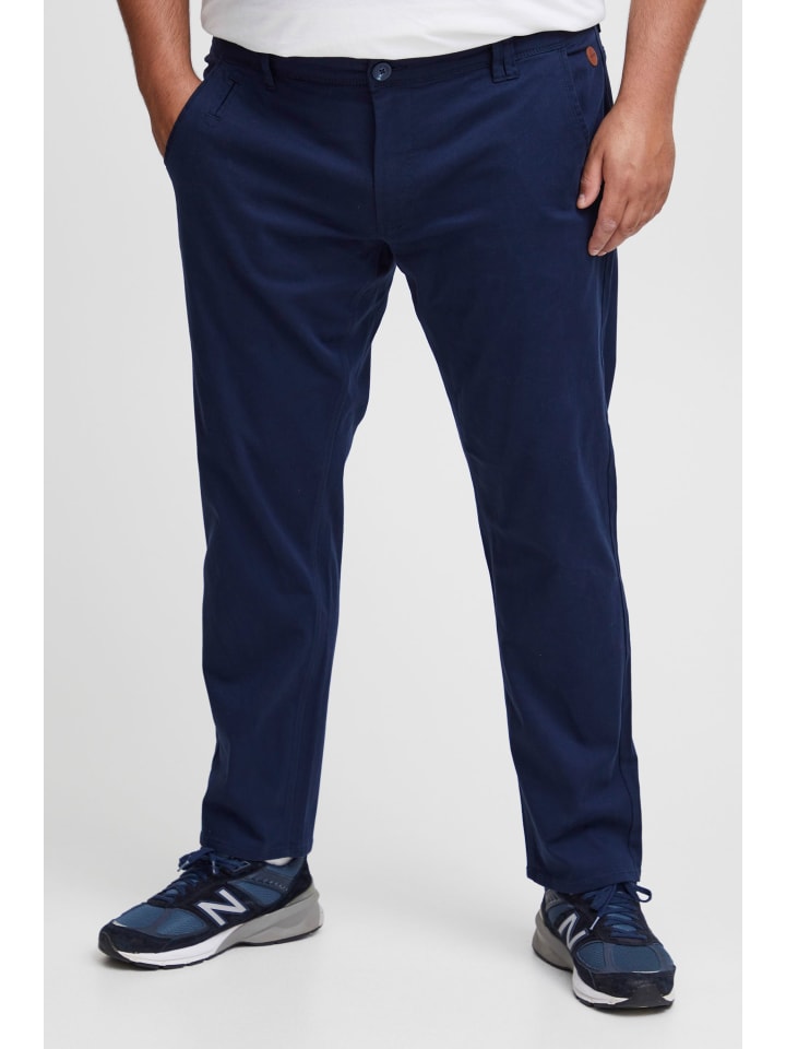 Chinohose BHTromp Big & Tall in Mittelblau